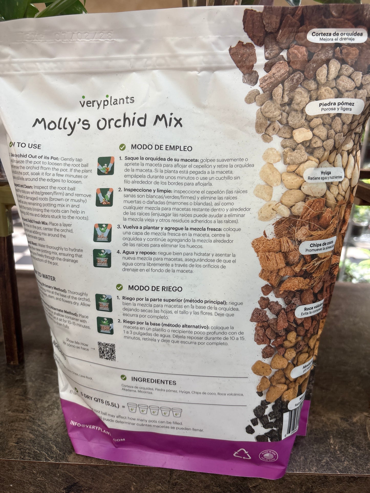 Molly's Orchid Mix 5 Qt.