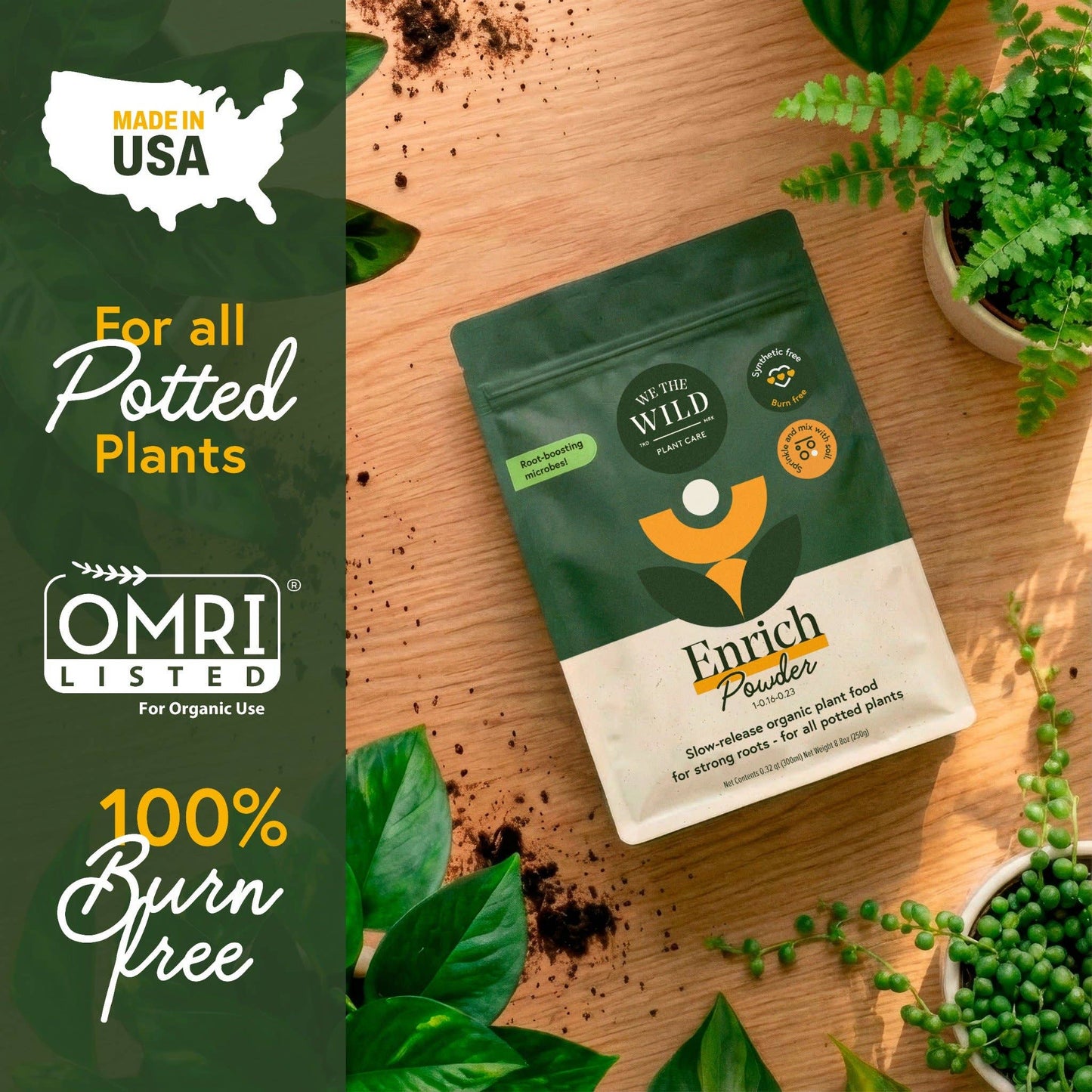 Enrich Organic Plant Food and Soil Amendment 14 oz