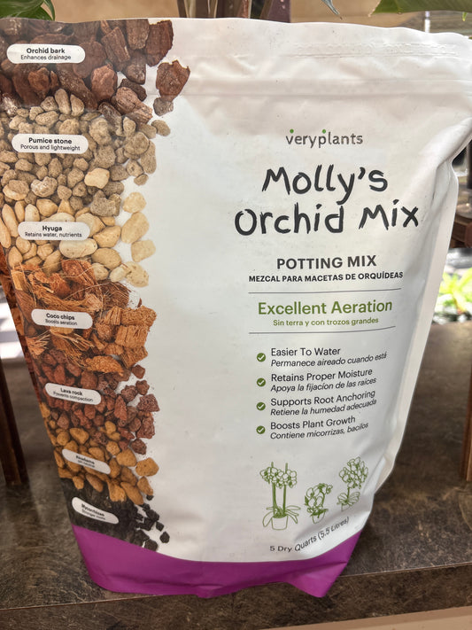 Molly's Orchid Mix 5 Qt.