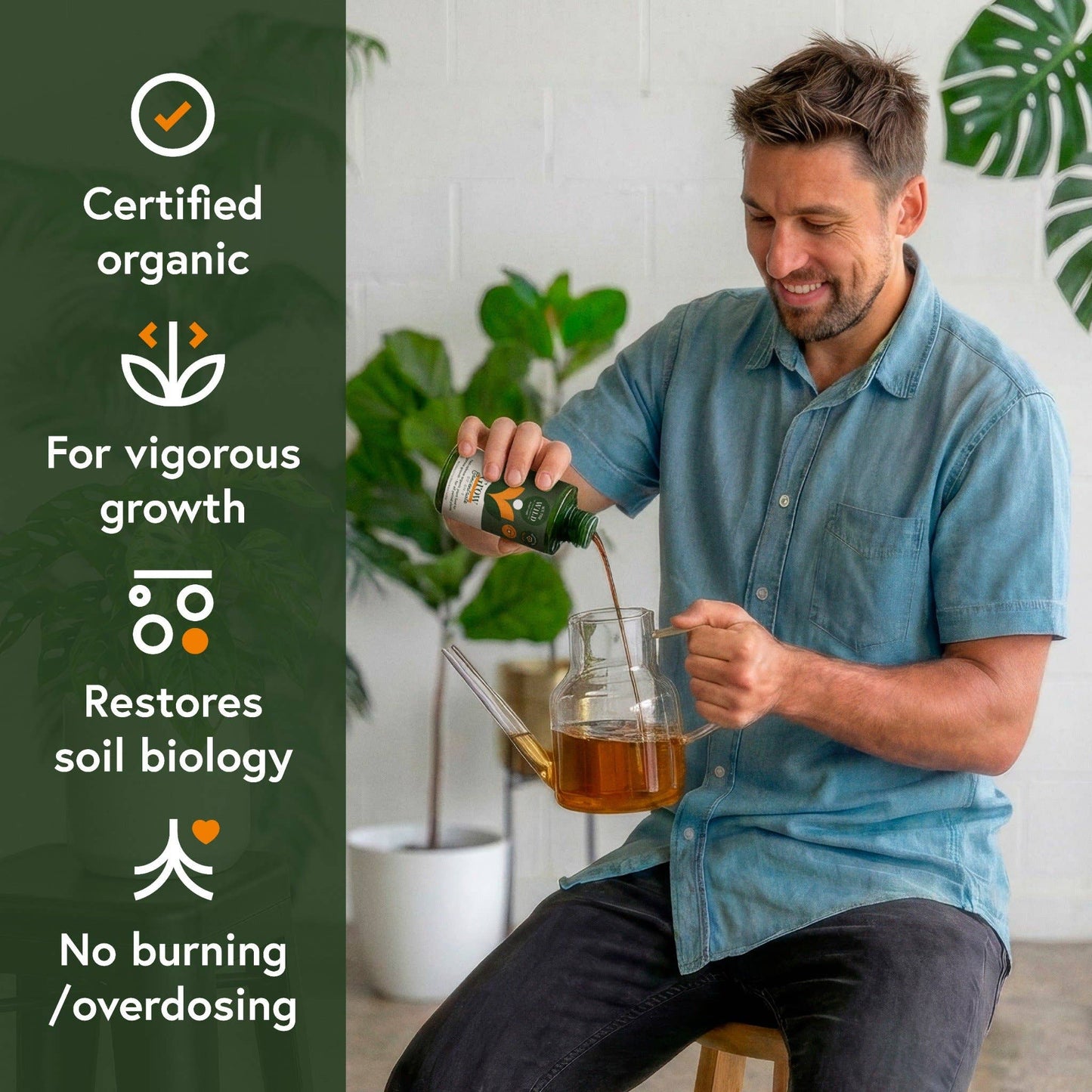 Grow Organic Plant Food Concentrate 8 oz